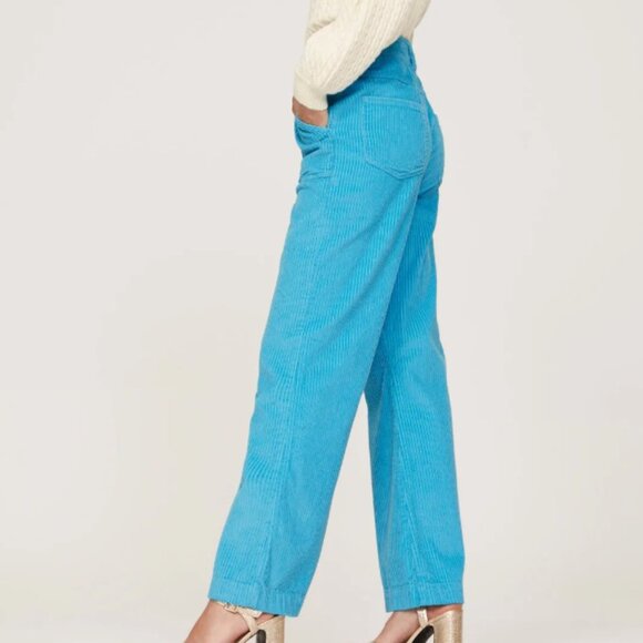 Rachel Antonoff Mike Pants in blue size 2 - Picture 2 of 8